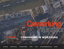 Tablet Screenshot of coworking-wuerzburg.de